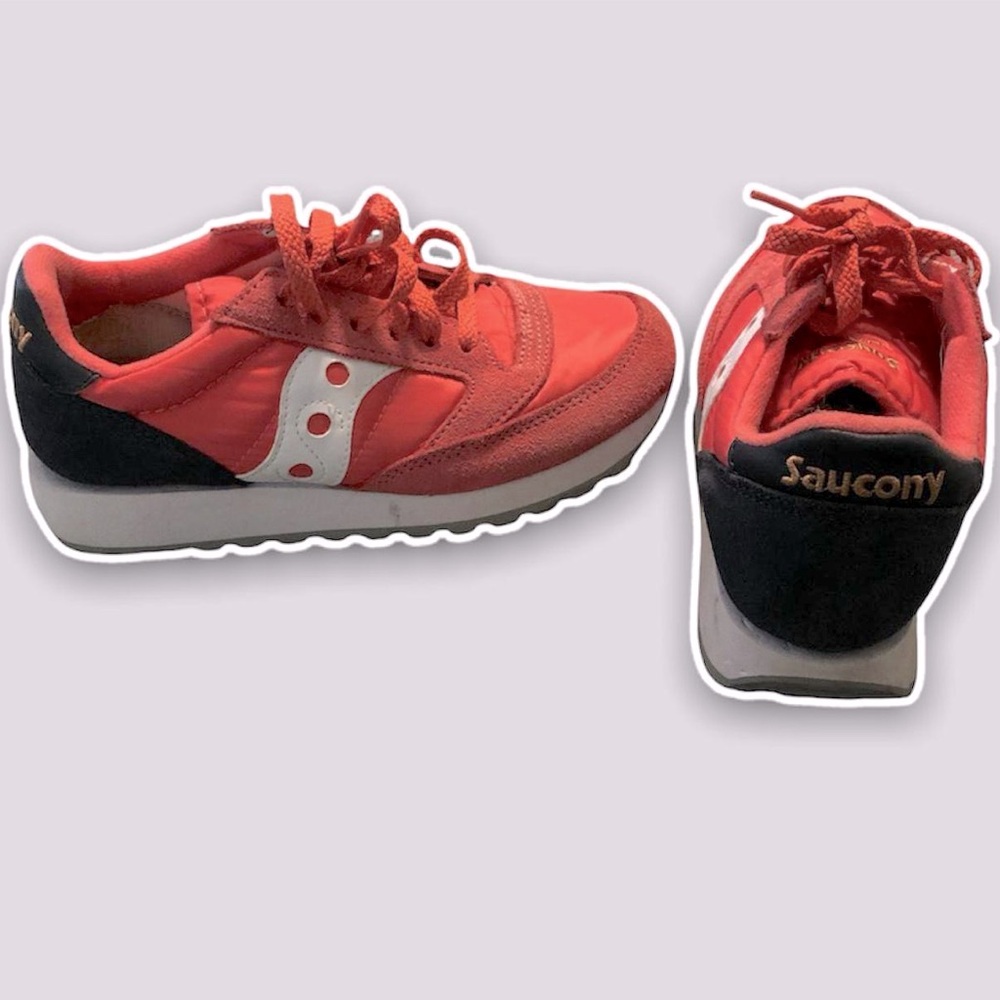 Saucony Jazz pink and Gold Sneakers